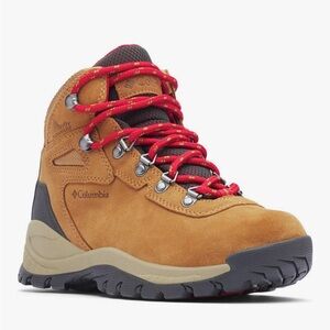 Columbia Brown and Red Hiking Boots